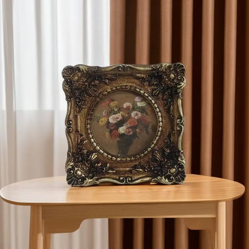 

Decorative photo frames desktop ornaments French-style living room/bedroom bedside decorations and paintings