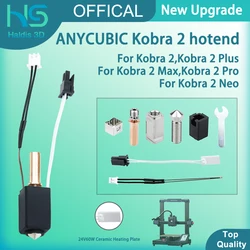 Для Anycubic Kobra 2 Hotend Kit, новое обновление керамического нагревателя, 24 В, 60 Вт, термисторы для Kobra 2 Max/Kobra 2Plus/Neo 3D-принтера