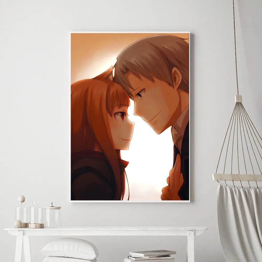 Anime S-Spice and Wolf Poster stampe Poster pittura murale camera da letto soggiorno Wall Bar ristorante Sticker piccolo