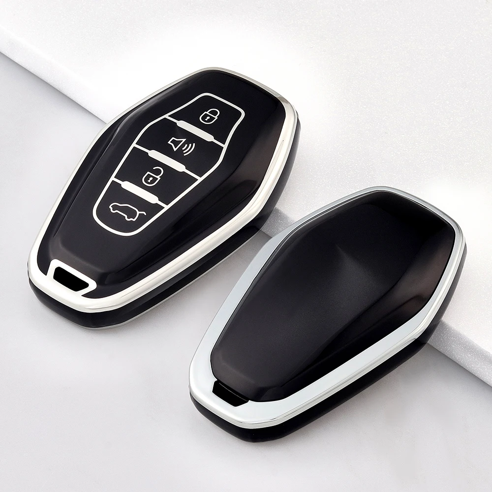 Key Case Cover Fob For Chery Jetour X70 X90 X95 Plus X70plus X90plus 2020 2021 2022 Keyring Soft New TPU key Protector Shell