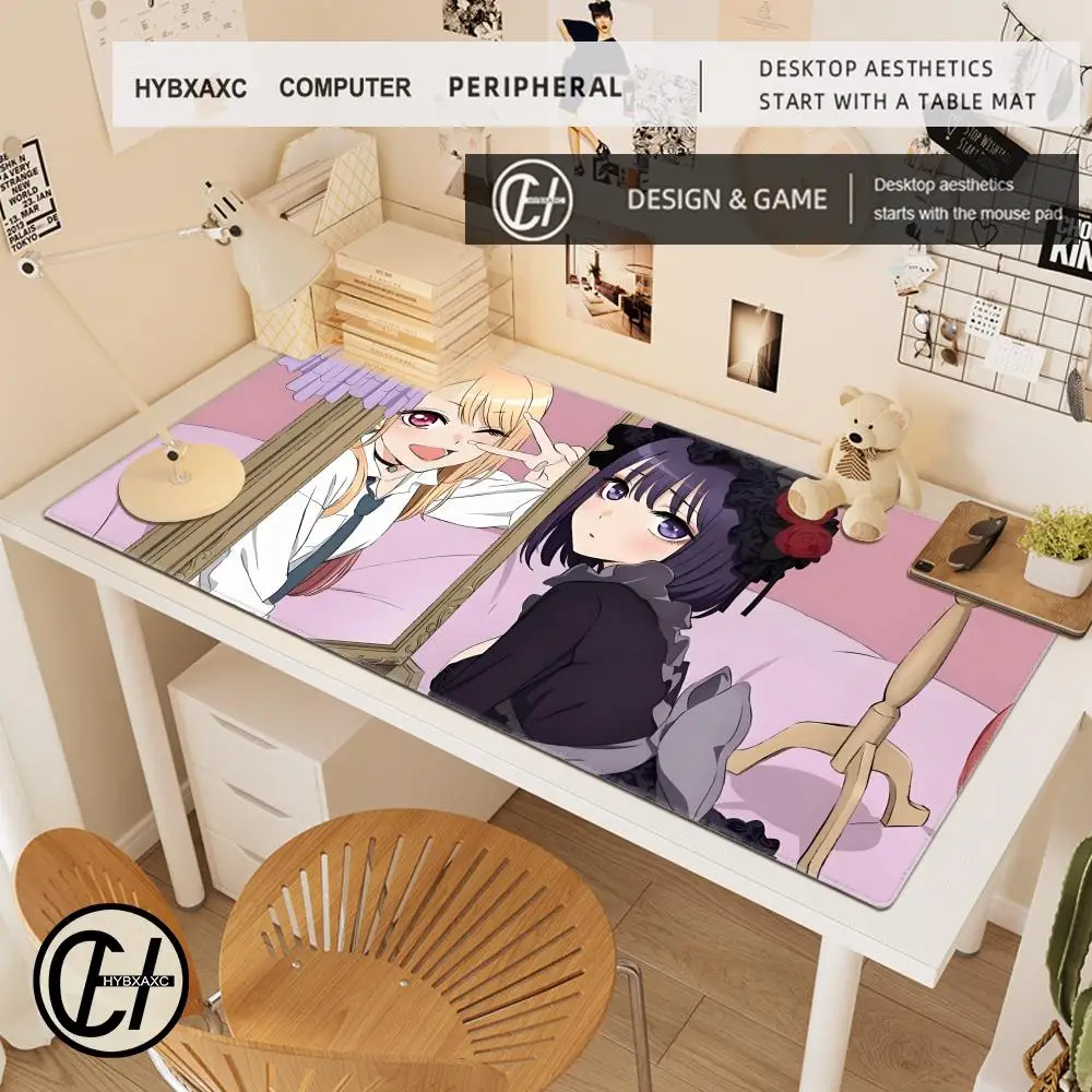 Kise-koi Mouse Pad Cute HD Desk Pad Extended Gaming Keyboard Mats Large 100x50cm XXL Gamer Mousepad