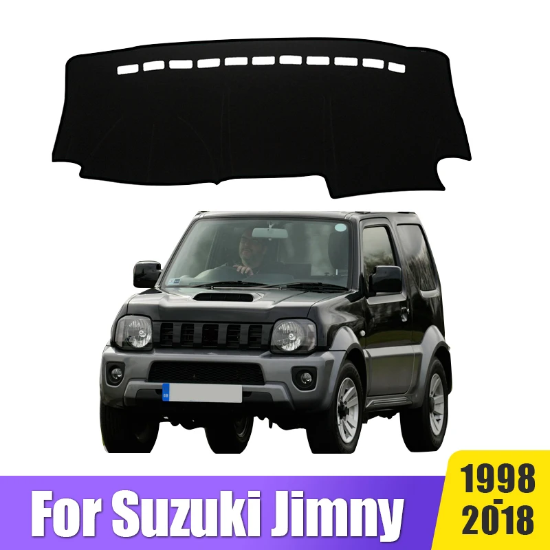 Car Accessories For Suzuki Jimny 1998 1999-2010 2011 2012 2013 2014 2015 2016 2017 2018 Dashboard Cover Mat Anti-UV Non-Slip Pad