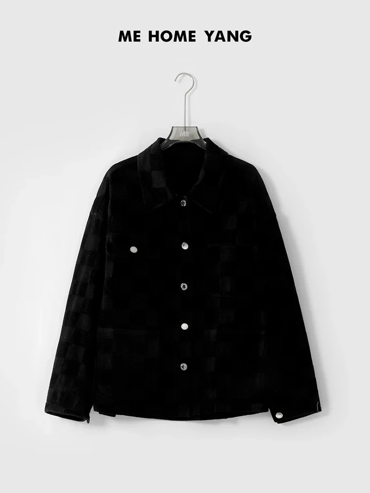 

Новая женская тонкая джинсовая куртка Lao Yang в клетку, весна-осень, модель M02, свободный крой, смесовая ткань с полиэстером, для повседневной носки