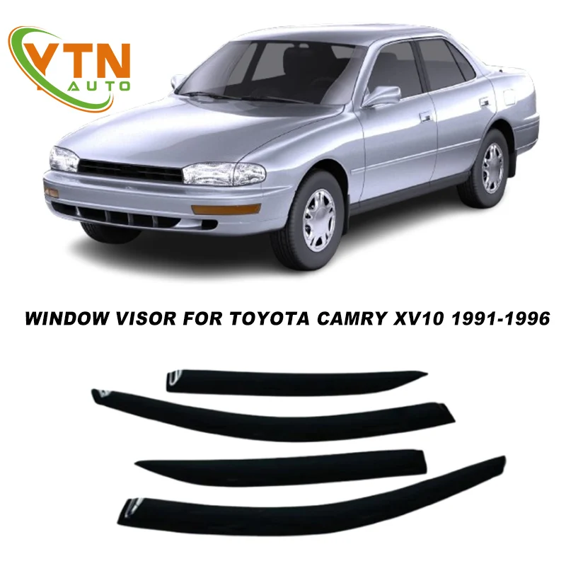 

For Toyota Camry XV10 1991 1992 1993 1994 1995 1996 Window Visors Rain Sun Guard Vent Wind Deflector Weathershield