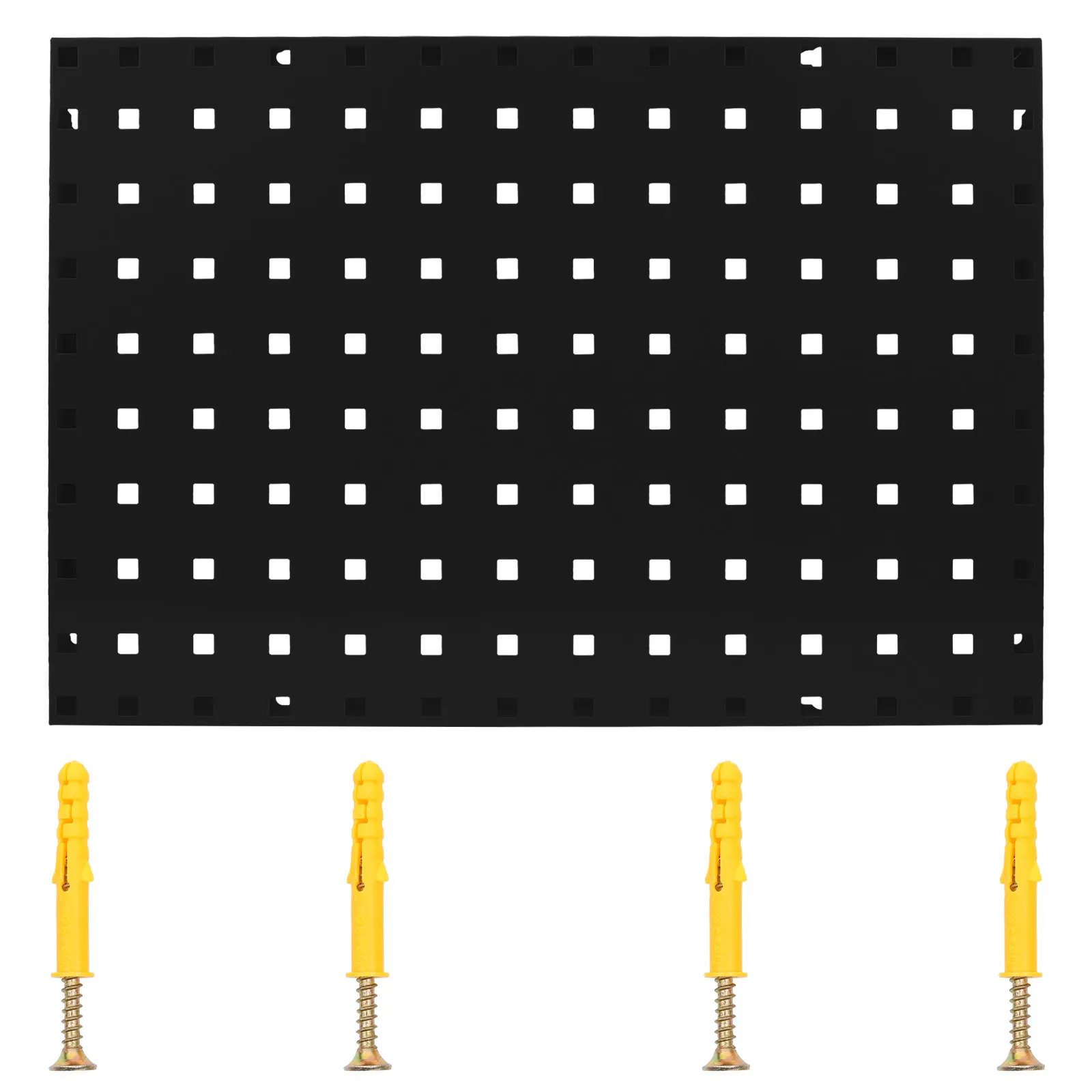 1Pcs Galvanized Steel Pegboard Panel Strong Bearing Capacity Easy Install Removable Tool Organizer for Garage Workshop Kitchen
