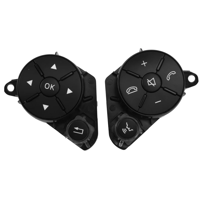 

2Pcs/Set Car Steering Wheel Multi-Functional Switch Control Buttons For Mercedes Benz GLK W204 W212 X204 Car Accessories