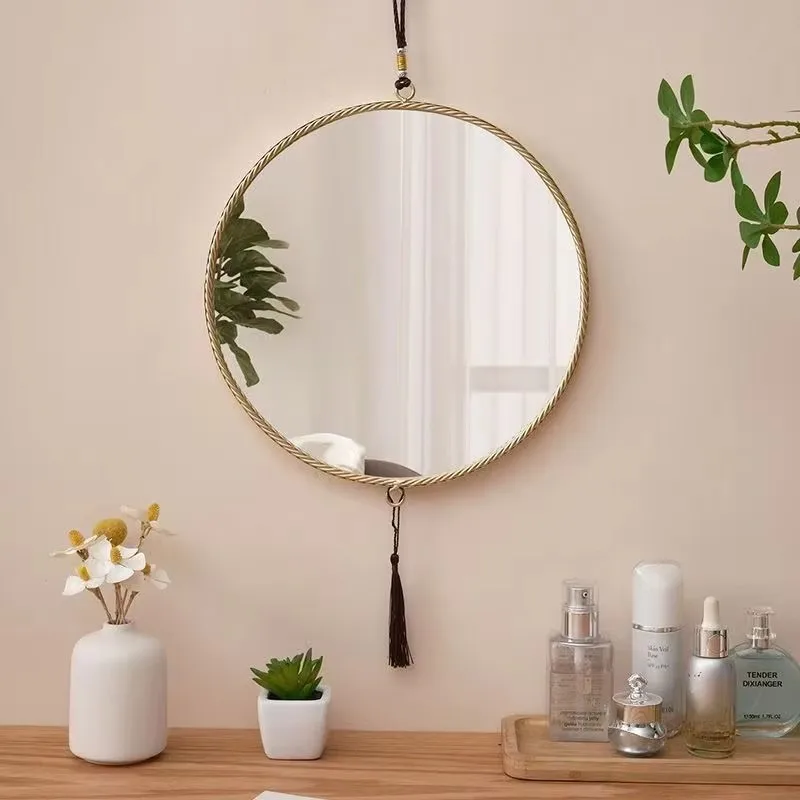 Home bedroom wall-mounted decorative mirror