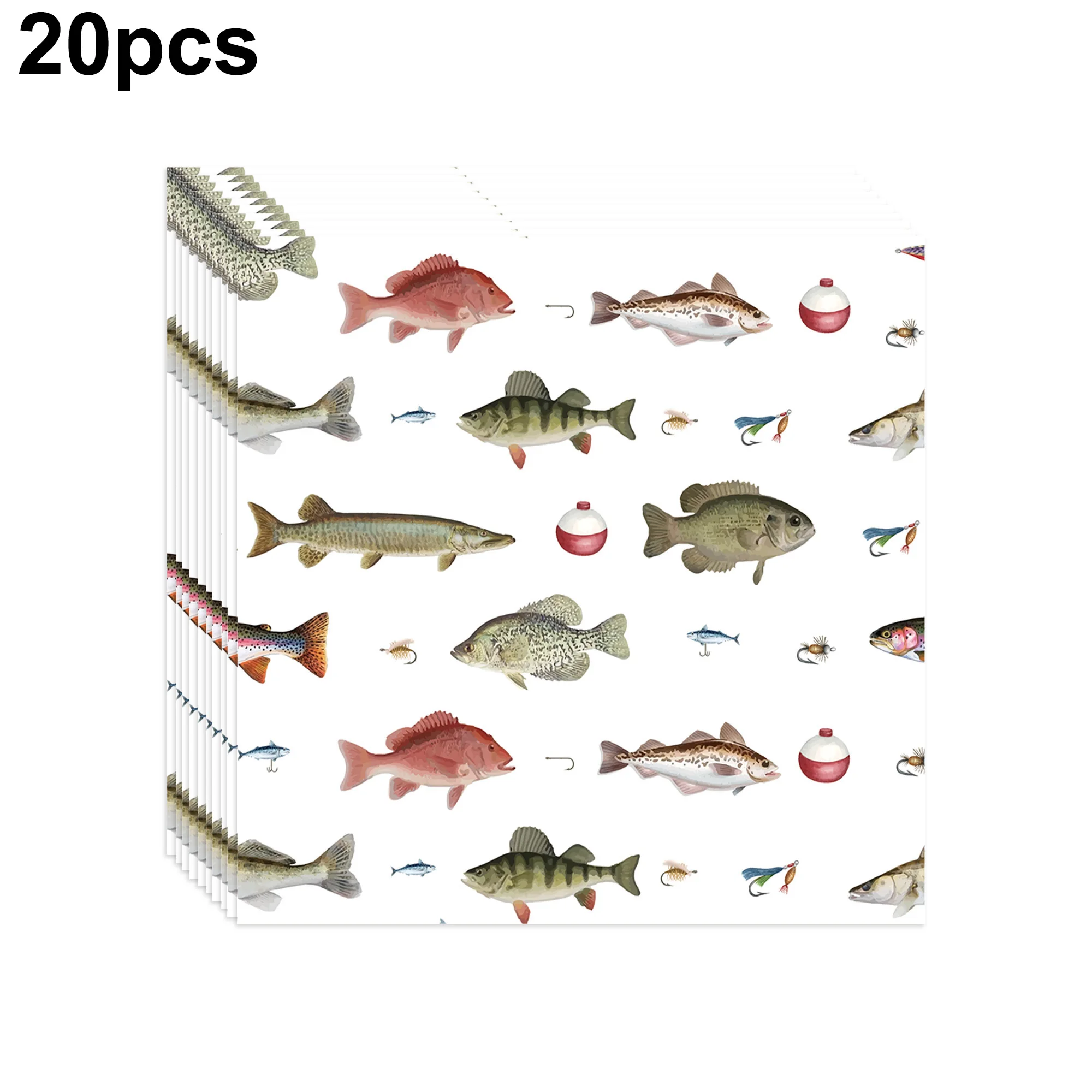 Gone Fishing Tableware Disposable Paper Plates Little Fisherman Fish Themed Plates Napkins Table Cover Birthday Party Decoration