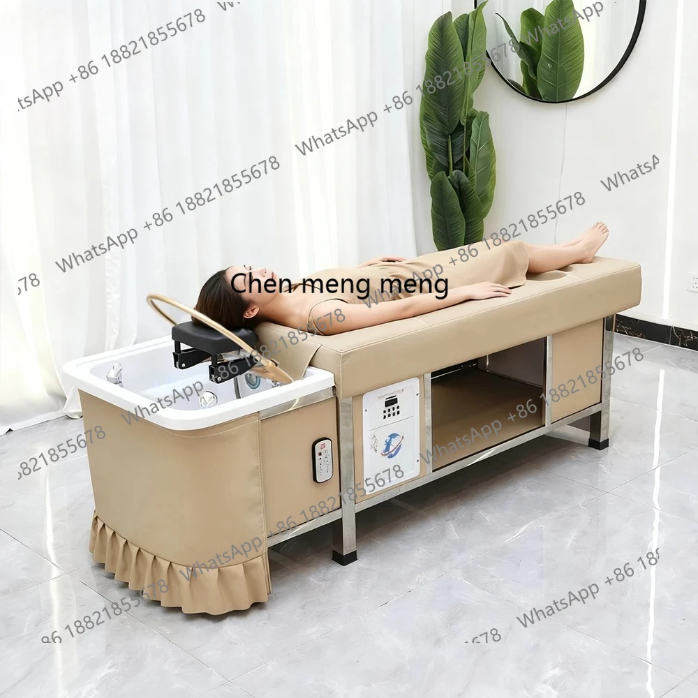 

Luxury head spa shampoo bed washing head massage bed head water therapy thai massage shampoo beds