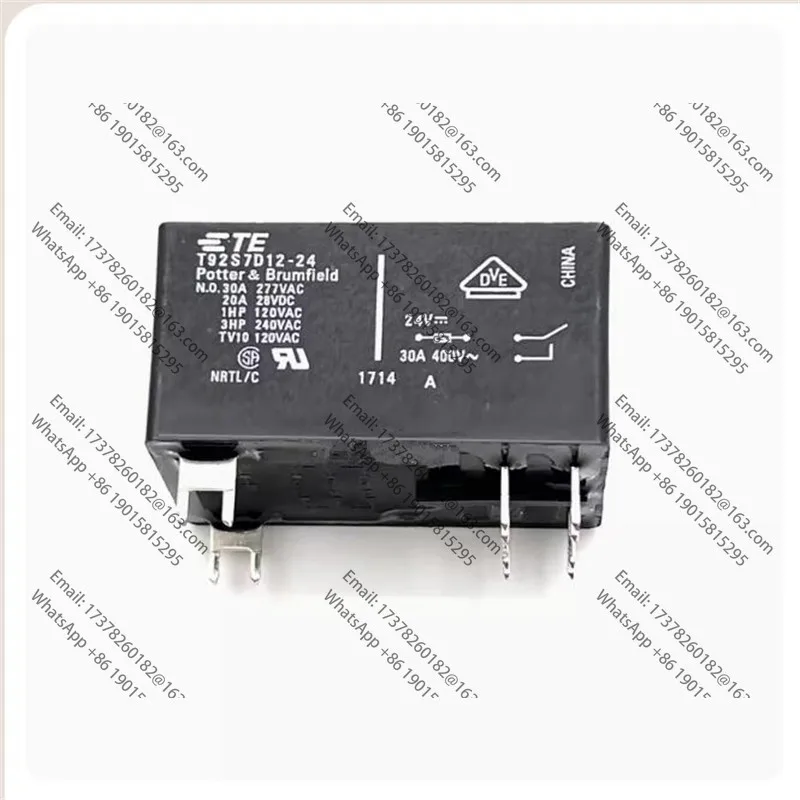 

НОВОЕ T92S7D1224 24 В DCV24 24DCV 30A 4-контактное реле