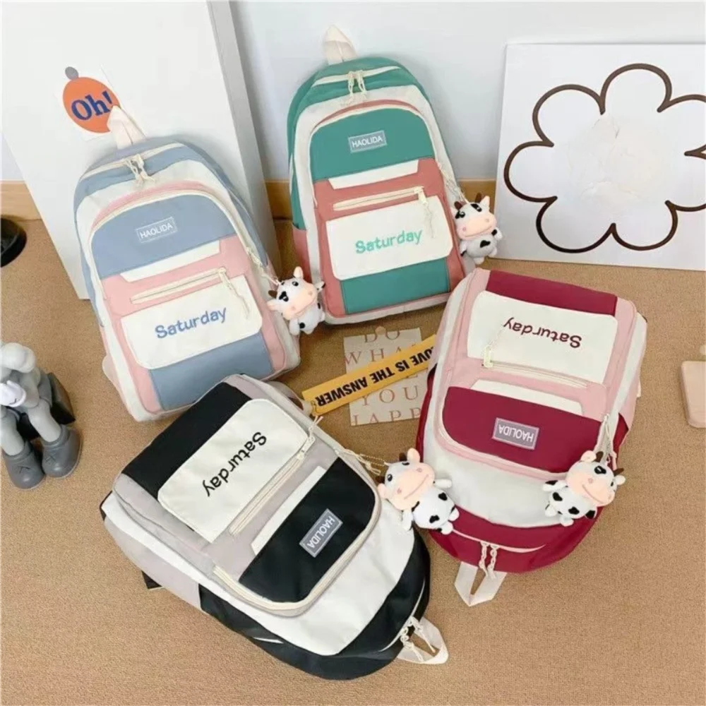 

Fashion Large Capacity Shoulder Bag Casual Multifunctional Backpack School Bag Student