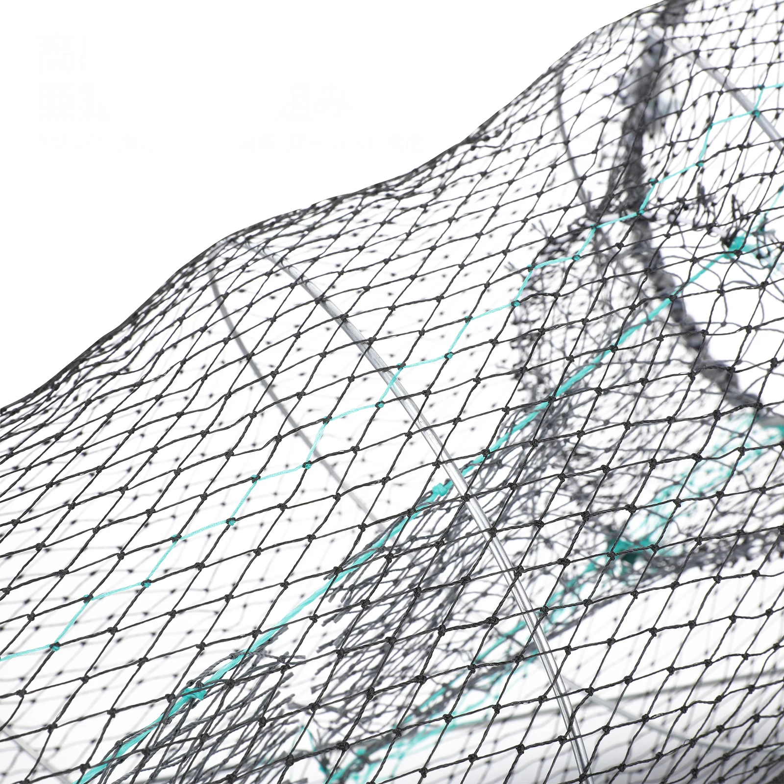 

Foldable Bait Cast Mesh Trap Net Portable Fishing Landing Net Shrimp Cage 36d Design High Precision Nylon Durable Steel Wire