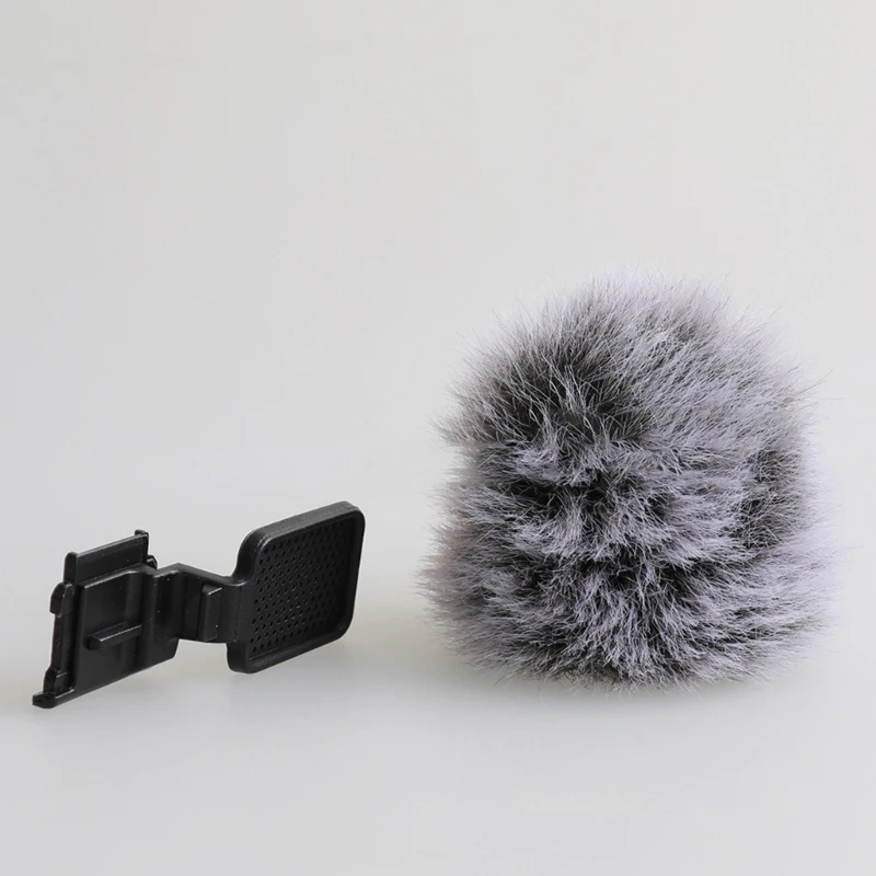 Artifical Furry Windscreen for ZV1 VLOG Mic Cover Get Clear and Quality Sound
