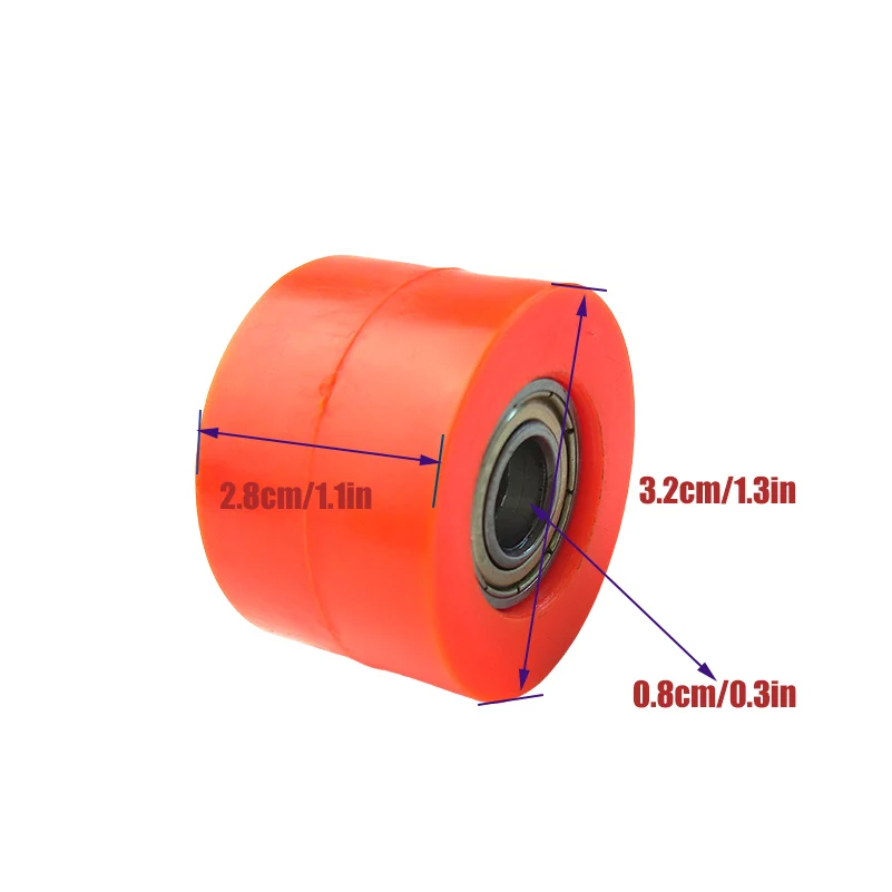 НОВЫЙ Натяжитель цепи 8 мм с роликом-направляющей для мотоциклов CRF YZF EXC RMZ KLX Enduro Dirt Street Bike