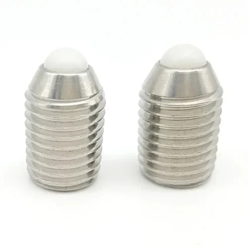 3pcs M8 M10 Resin ball head Allen bolt Spring plunger stainless steel Nylon heads Set screw hexagon Springs positioning bead