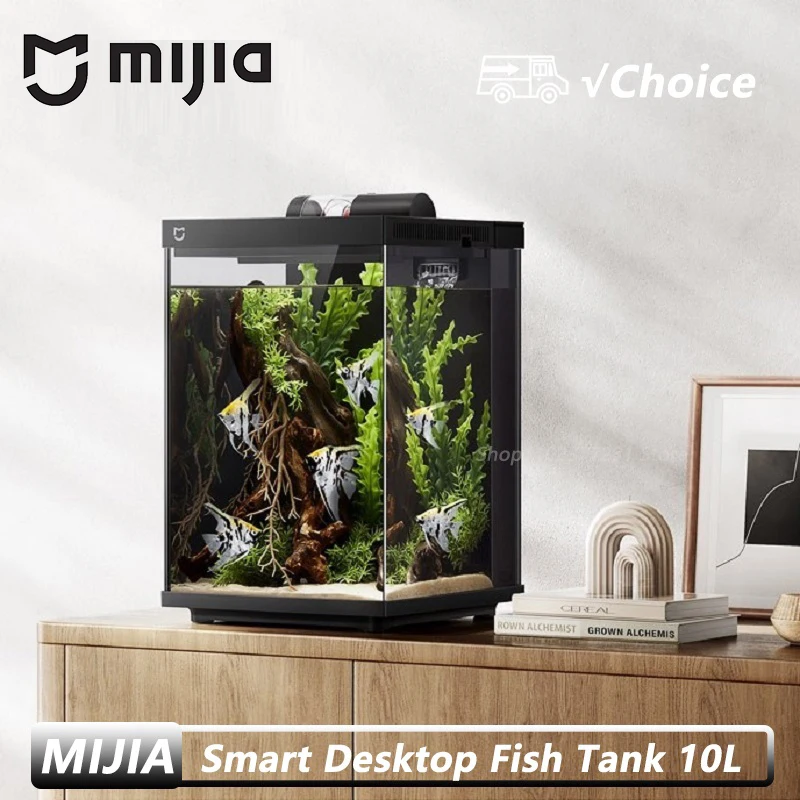 NUEVA Pecera Inteligente Mijia de Escritorio de 10L, Alimentación Remota a través de Aplicación, Sistema de Filtración Profesional, Compatible con Mi Home