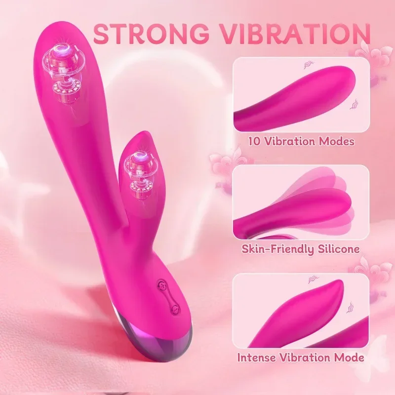 

Vibrator Double-headed Strong-vibration Sex Machine Female Masturbator Dildo Anal Penetration Squirting Sex Toy Masturbation