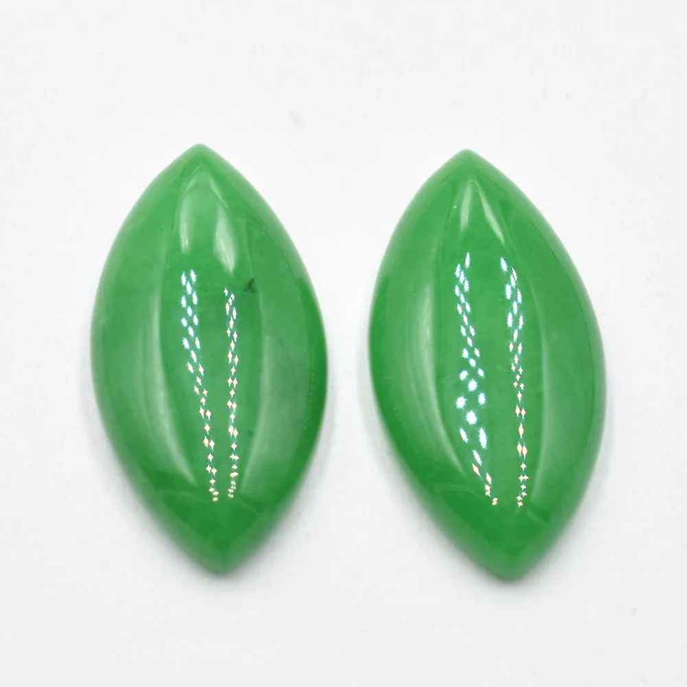 Modische Natursteinperlen in Pferdeaugenform für die Schmuckherstellung 15x30mm, kostenloser Versand, Großhandel 20 Stück/Lot – Detail 9