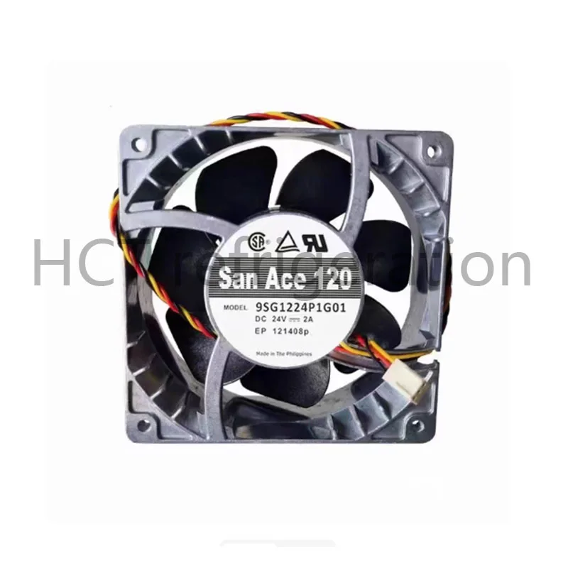 Original 100% Working 9SG1224P1G01 24V 2A PWM speed regulation violent strong wind cooling fan
