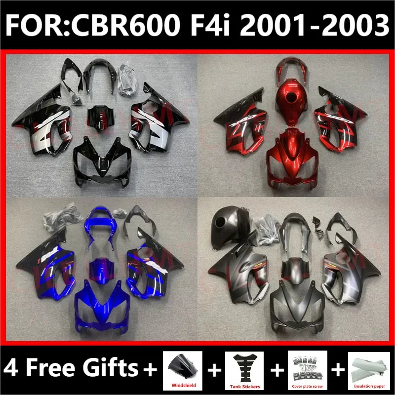 Motorcycle Fairings kit fit for CBR600 F4i CBR 600 CBR600F4i 01 02 03 2001 2002 2003 full Fairing kits