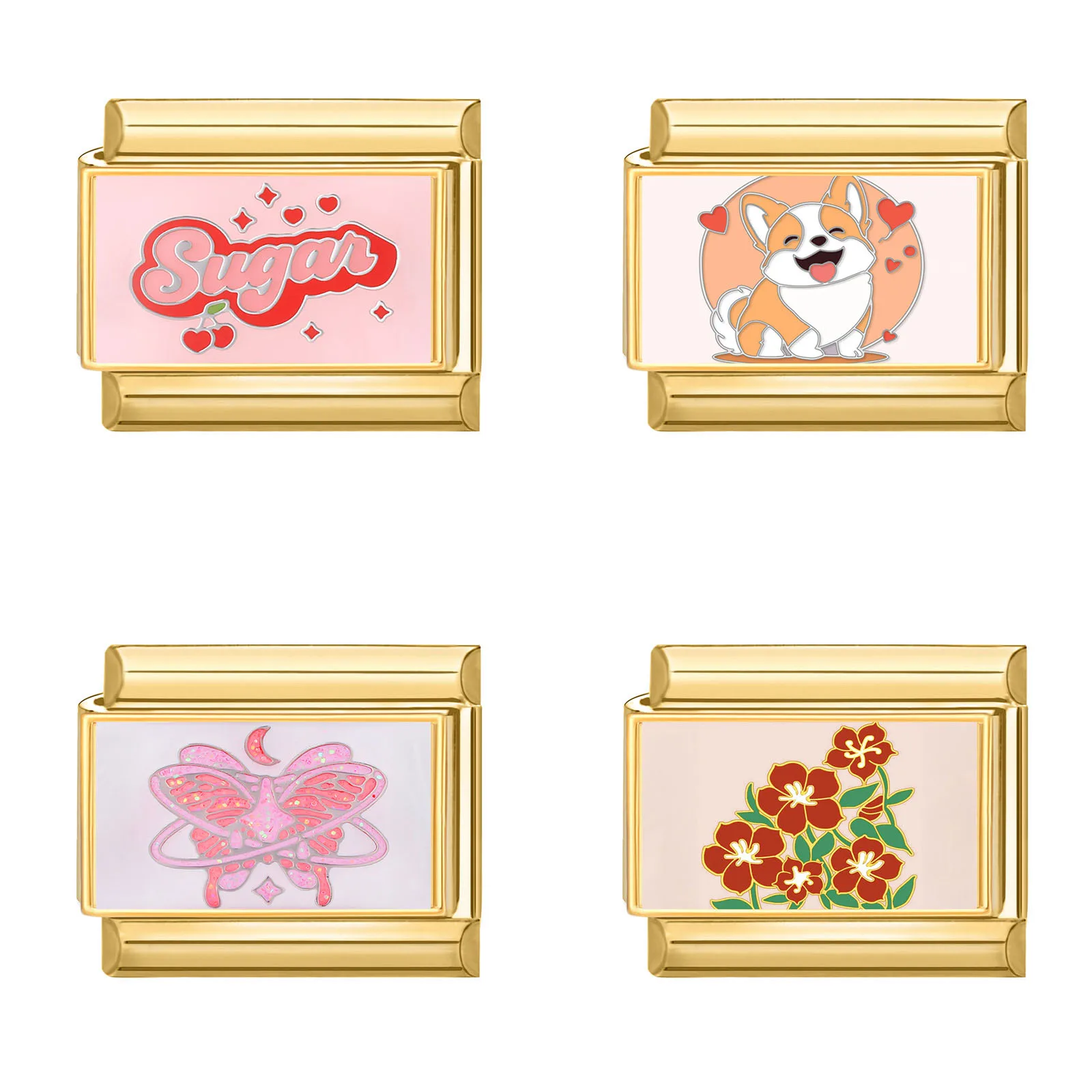 

Новые милые игрушки и собаки для домашних животных, итальянские подвески, подходят для браслета из нержавеющей стали 9 мм для женщин и мужчин, изготовление ювелирных изделий своими руками