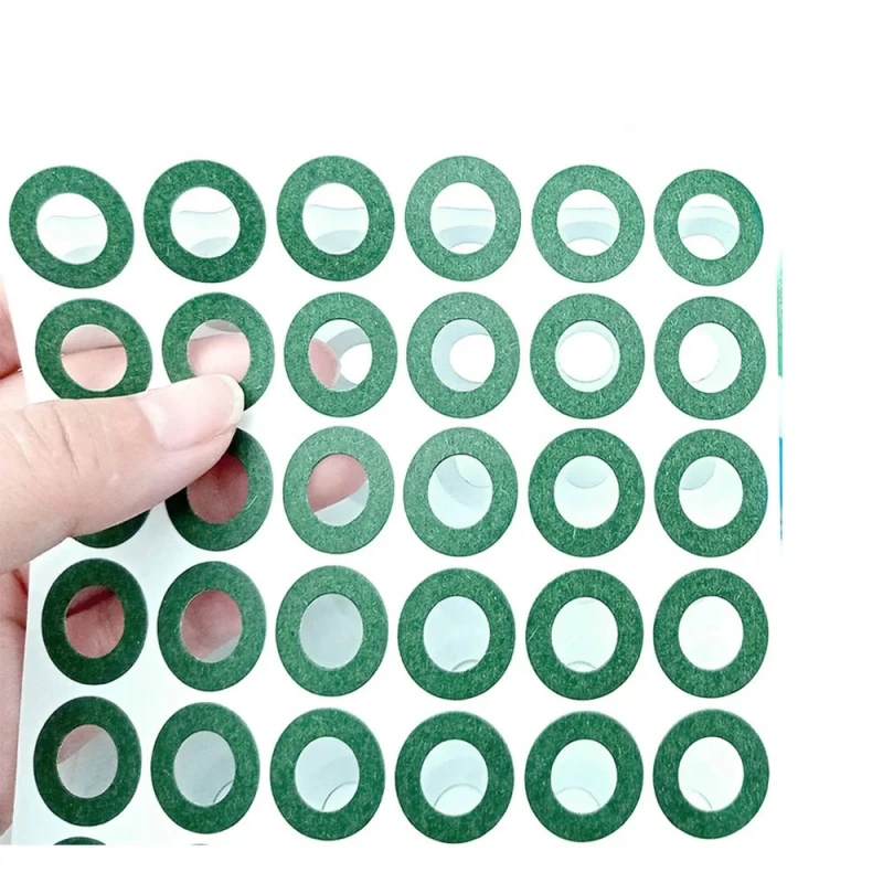 1000pcs 18650 1S Positive Battery Insulation Ring Adhesive cardboard paper for 18650 battery