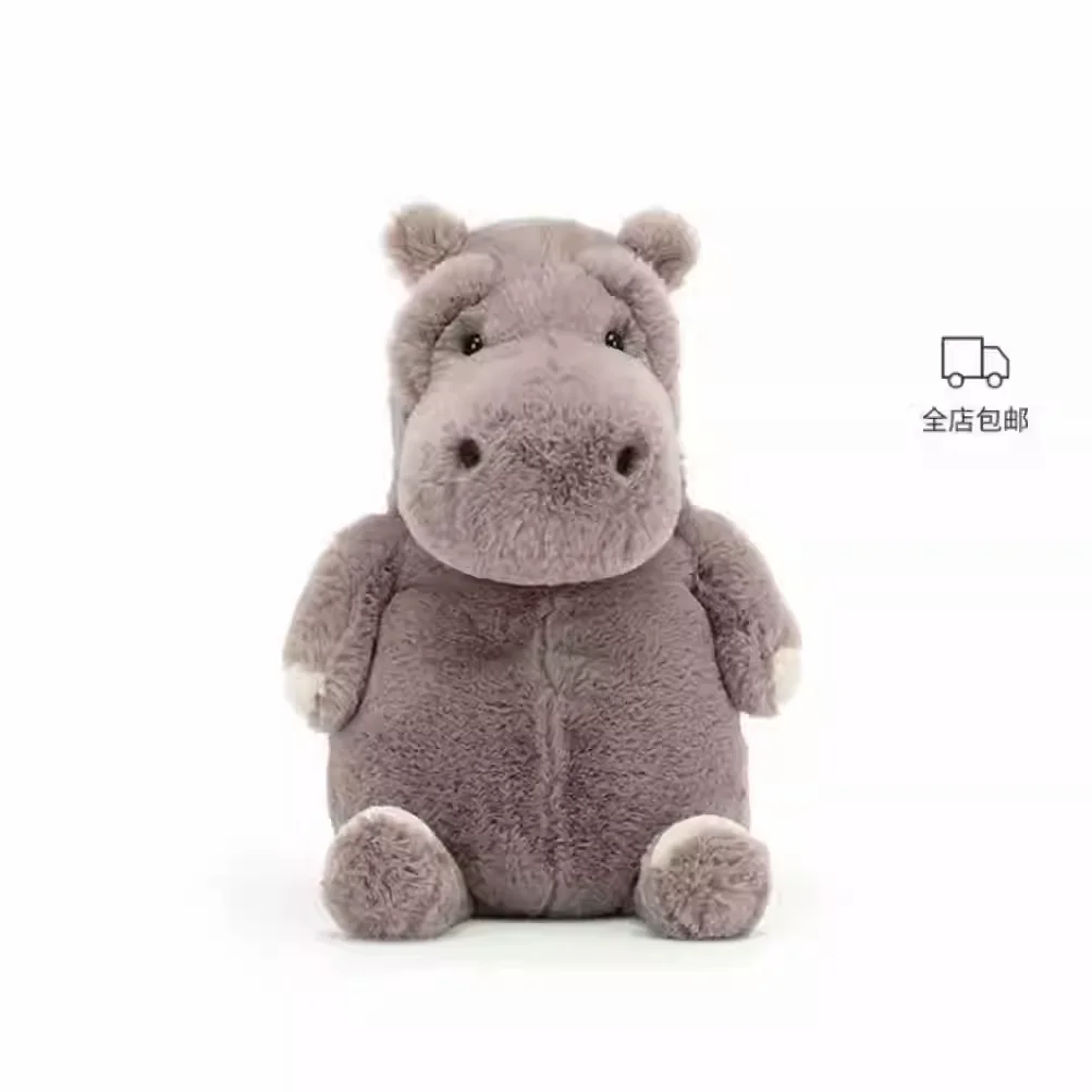 

Плюшевая игрушка-хиппо Jellycat Myrtle из Великобритании, успокаивающая кукла, подарок на Новый год и день рождения