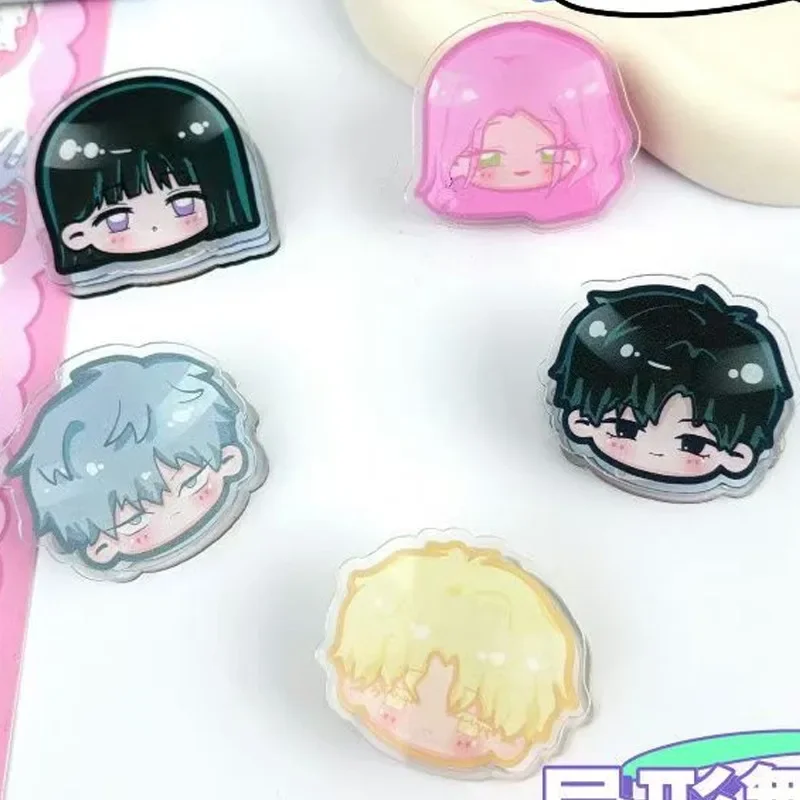 

5 шт., корейская акриловая скрепка для бумаг с изображением инопланетянина, декоративная закладка, зажимы для переплета Mizi Sua, Иван Till Luka, канцелярские принадлежности, подарок