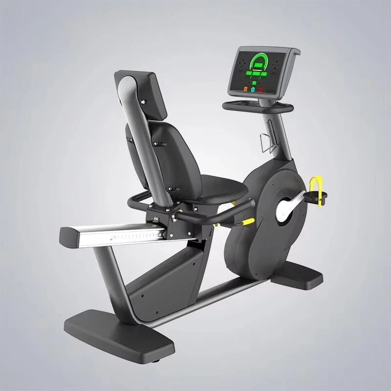 Folding Exercise Bike White with Back Rest Fitness Spin Trainer Pedal Mini Portable Smart Foot Rehabilitation