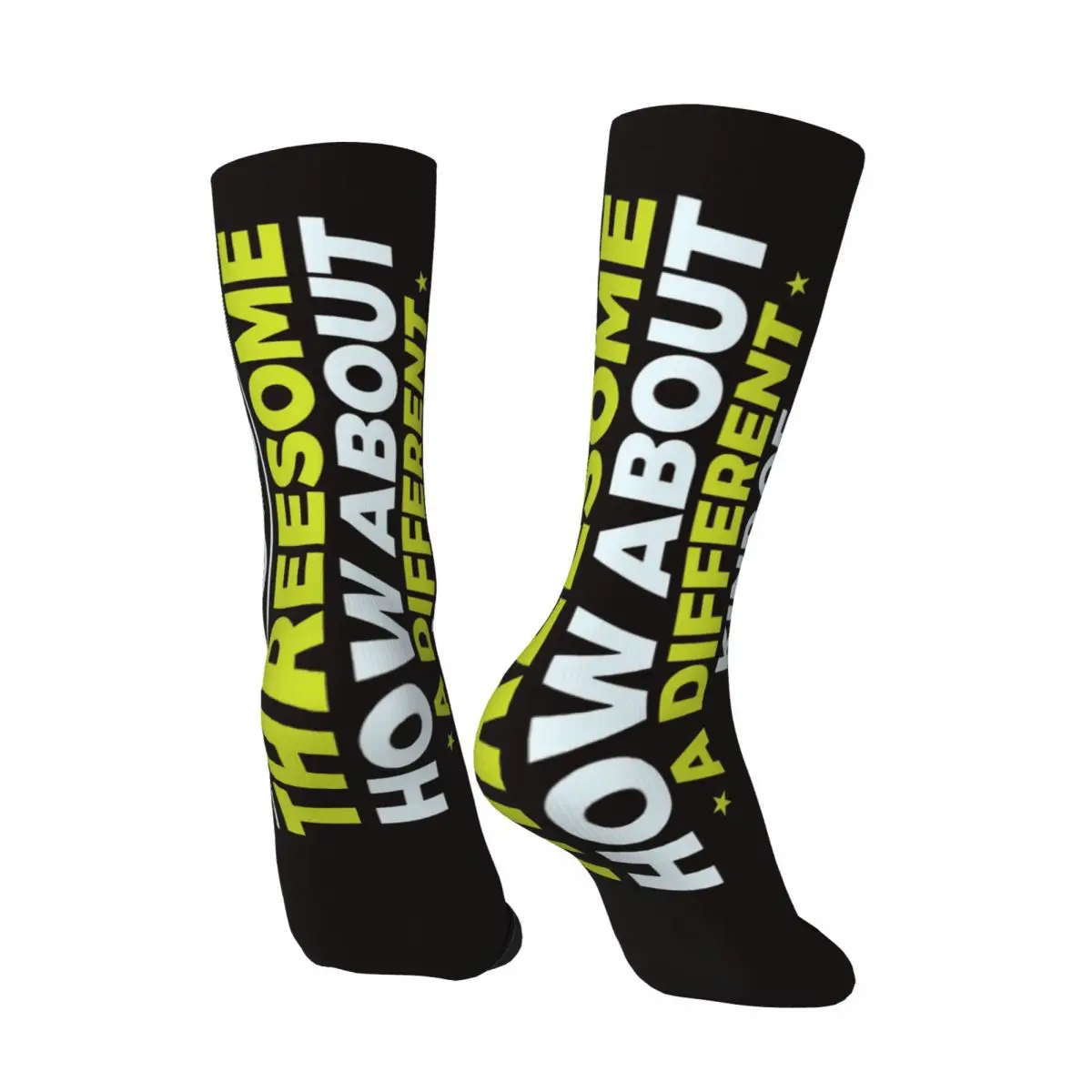 How About A Different Kind Triathlon Men Women Happy Socks Windproof Novelty Spring Summer Autumn Winter Stockings Gift