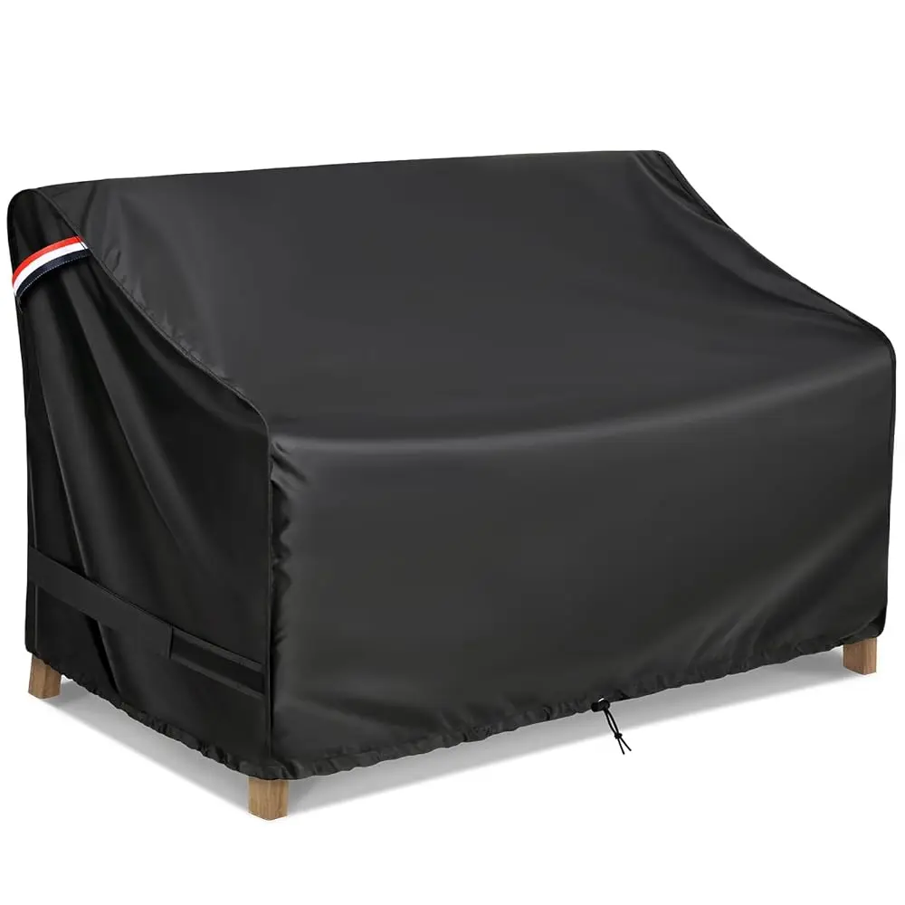 

Outdoor Furniture Sofa Covers Waterproof 54W X 38D X 35H Hes, 2 Seater Deep Seat Loveseat Cover Black