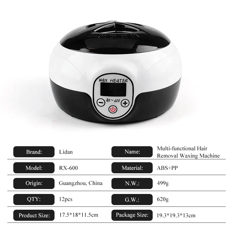 Wax Melting for Depilation Heater Machine Makers for Hair Removal Wax Paraffin Depilatory Pot Professional Wax Warmer