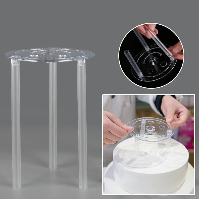 4/6/8/10/12inch Multi-layer Cake Support Frame Practical Stands Mold Round Dessert Support Spacer Piling Bracket DIY Cake Tool