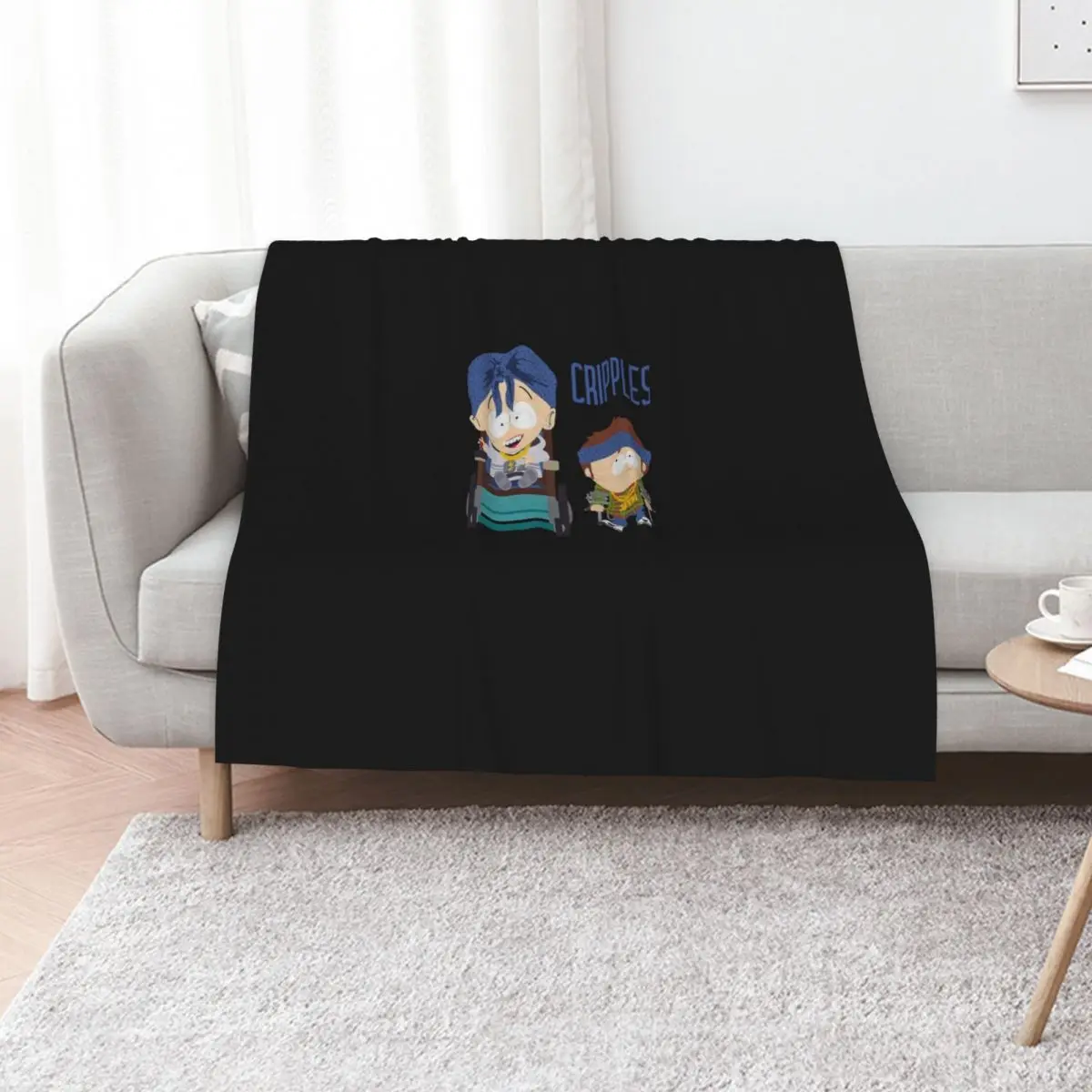 

South Park Jimmy and Timmy CRIPPLES Classic T-Shirt Throw Blanket warm winter Sofa Throw Flannels Blankets