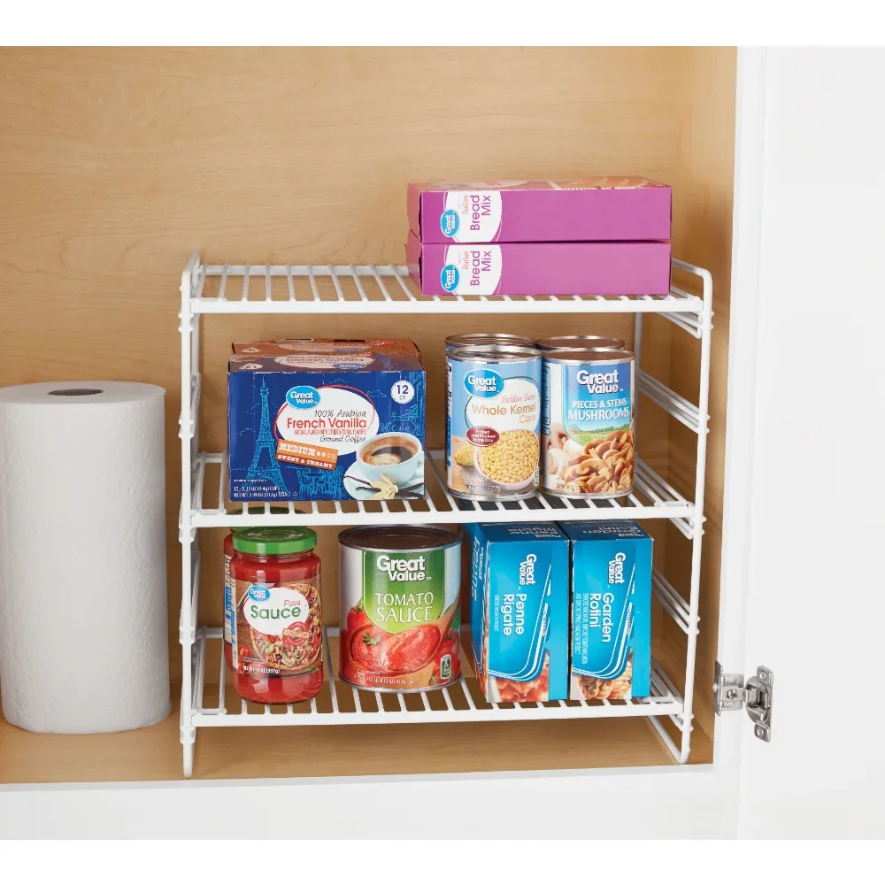 New Mainstays 3-Tier Adjustable Storage Shelf