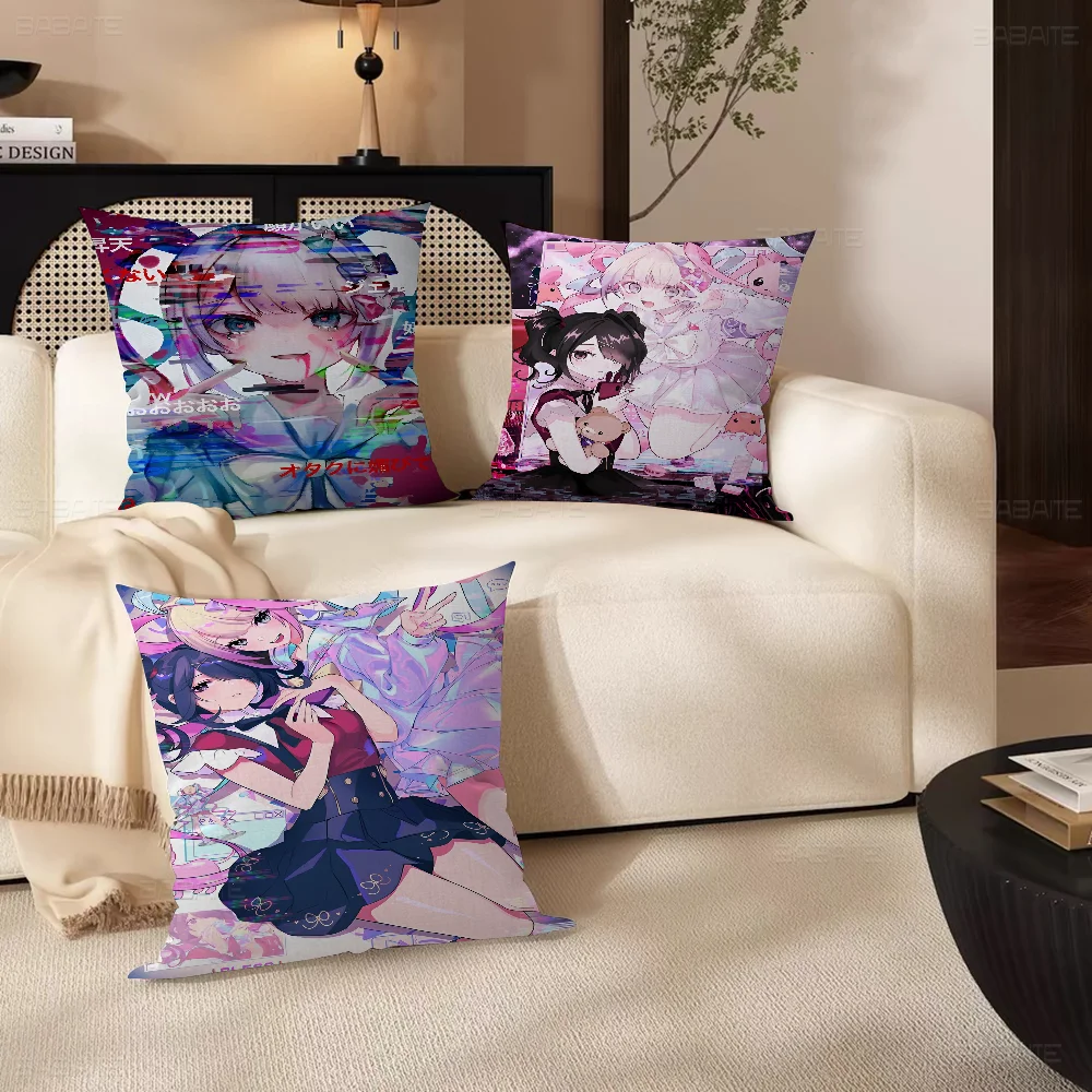 Needy Girl Streamer Overload Cushion Cover Pillowcase Upholstery Sofa Throw Pillow Home Decor Pillowcas