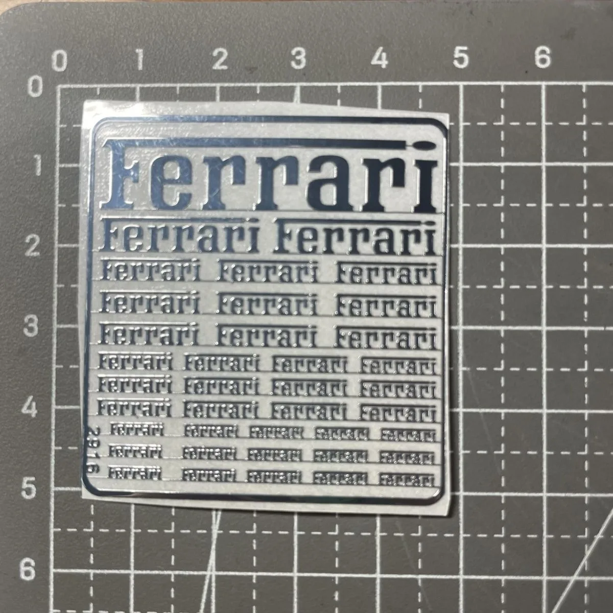 Metal Decal For Ferrari Model Sticker F1 Formula Speed Racing Model DIY Decorate Sticker Motorcycle Car Laptop Bike Case Decals view 4