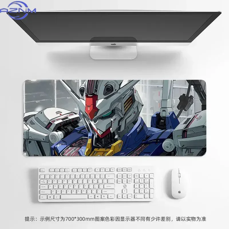 Anime RX-78-2 Mecha Blue Blueprint Style Mouse Pad, Rubber Non-Slip Base, Smooth Surface for Computer Gaming, Desktop Keyboard a