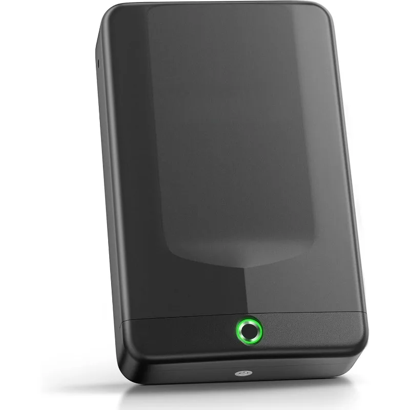 

Biometric Gun Safe for Pistols Portable Fingerprint Quick Access Handgun Safe for Car Travel Nightstand Bedside