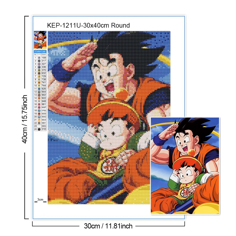 High-quality Diamond Painting - Resin Art Goku ulasan dan harga