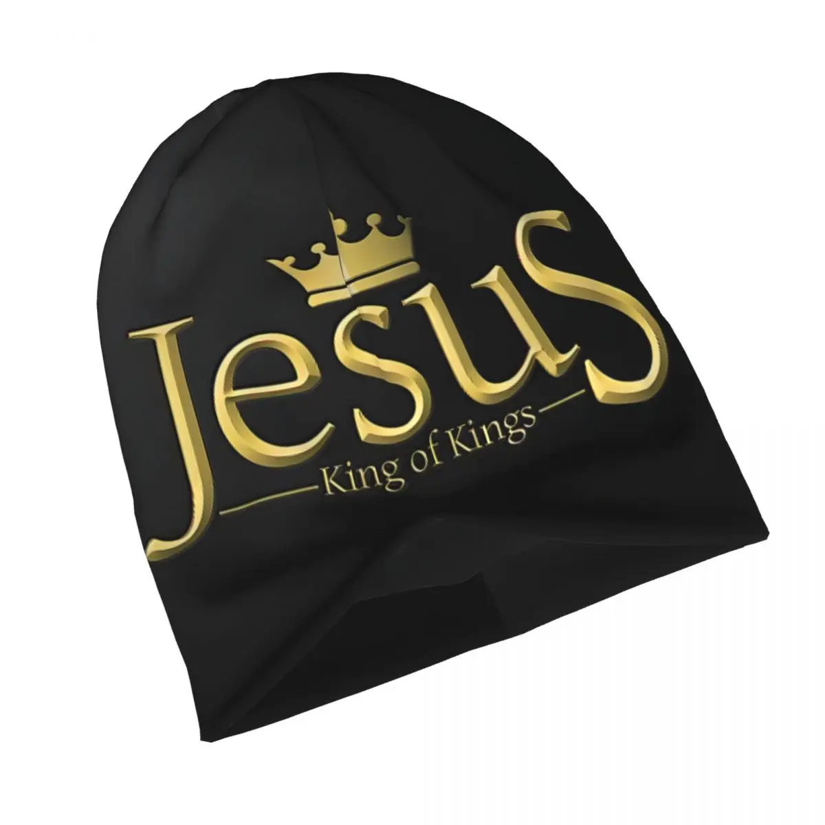 Christian Skullies Beanies Fashion Hats Jesus King Of Kings Thin Bonnet Special Caps Men Women's Earmuffs