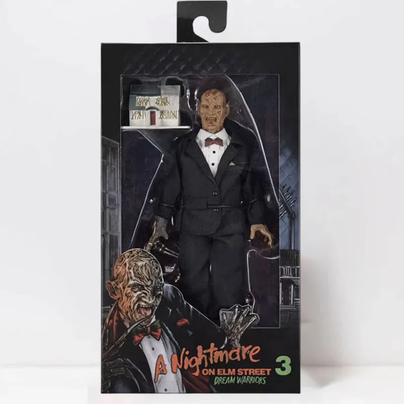 NECA14956 فريدي كروجر الشكل فيلم كابوس على شارع الدردار عمل التماثيل أنيمي 8 بوصة المنقولة نموذج حلية الطرفية هدية #1