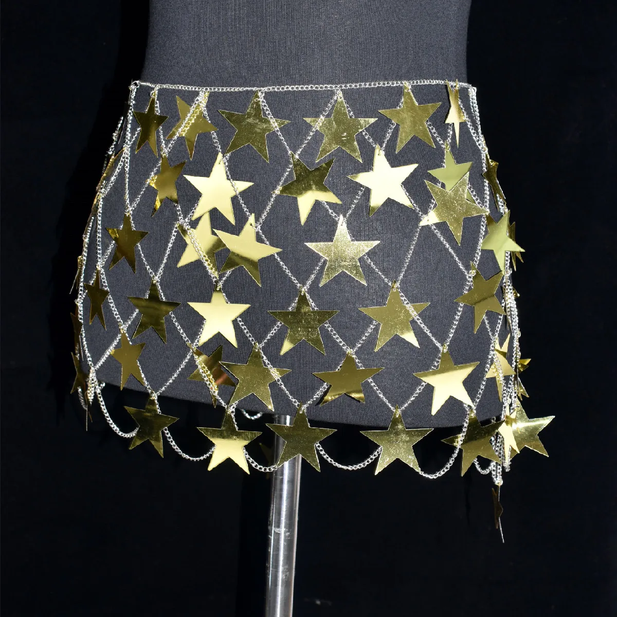 Fashion Sequenant Thin sequins Star Makes Maked Women\'s Underwear Accessories  Body Jewelry Skirt Beachy Sexy Waist Chain