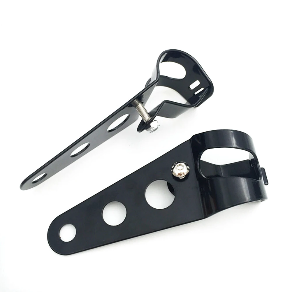 

Motorcycle Headlight Brackets 16x5x02cm Metal Side Mount Adjustable 28mm 43mm Fork Tube Fit Motorbike Accessories