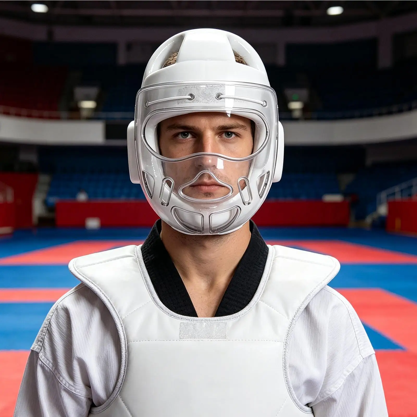 

Sparring Headgear Full Face Helmet for Sparring Boxing Face Protection for Kids Adults Beginners Kickboxing Gym Competition