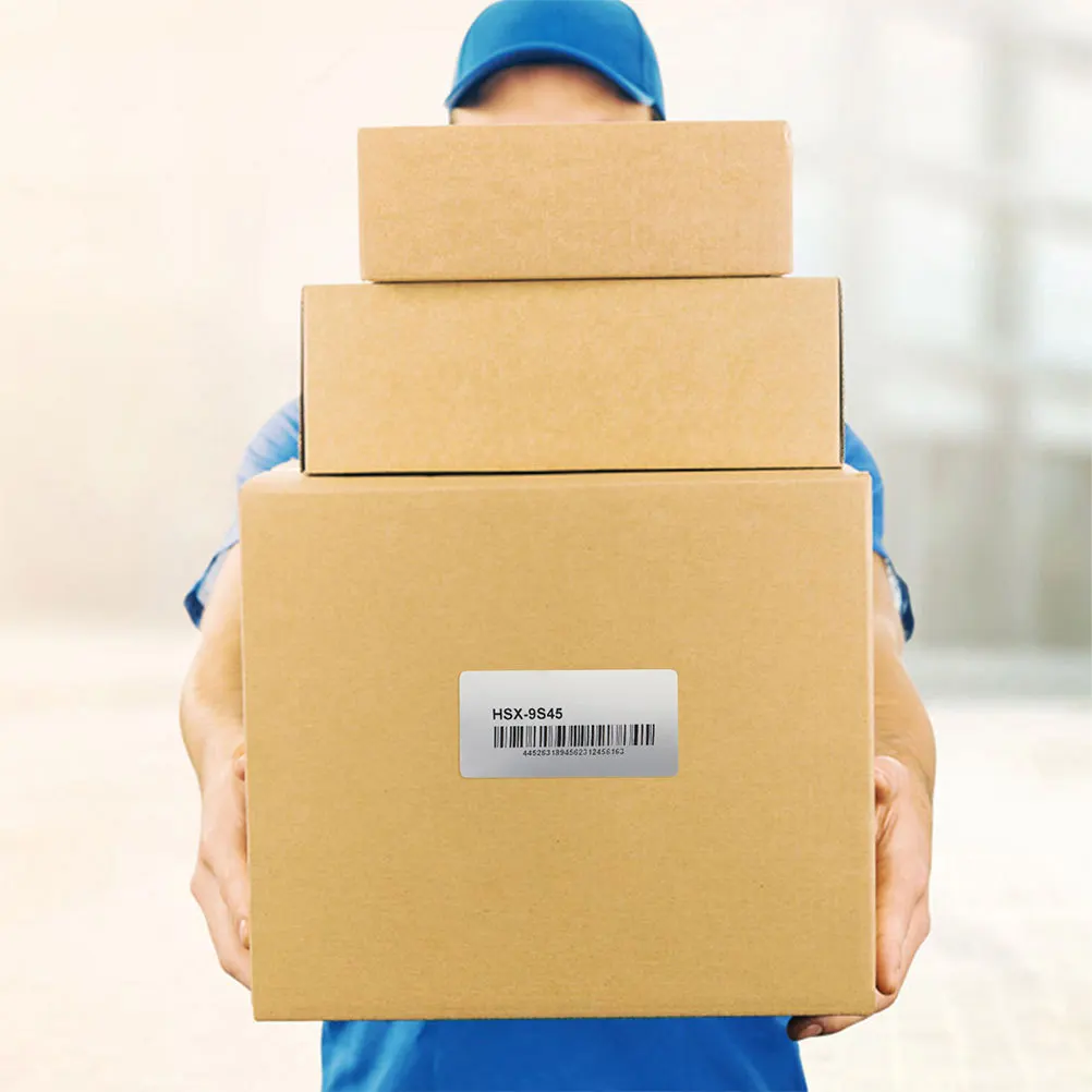 

1000Pcs Sticker Printer Printable Blank Adhesive Large Mailing Labels for Delivery Use Sticker for Printer