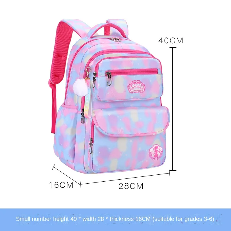 Mochila escolar para niños y niñas, morral escolar de colores, bonito, novedad