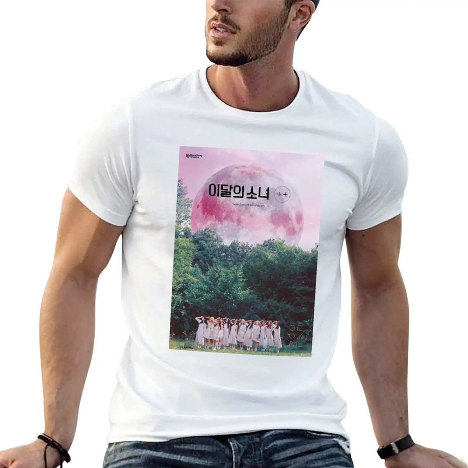 LOONA THE WORLD HI HIGH T-Shirt Christmas Casual Short Sleeve Top