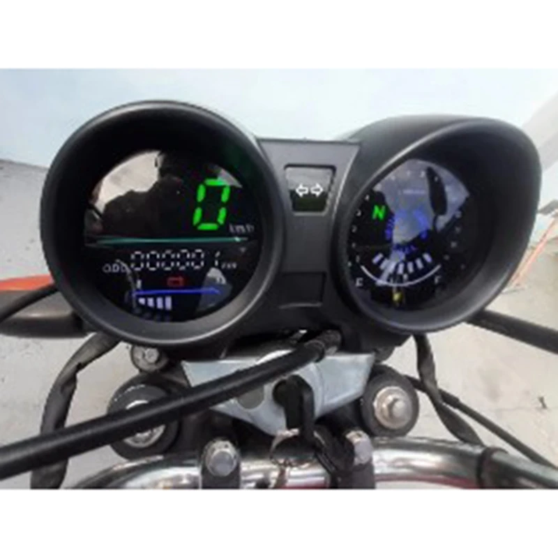 Motorcycle LED Digital Dashboard Motorcycle RPM Meter Electronics Speedometer For Brazil TITAN 150 Honda CG150 Fan150