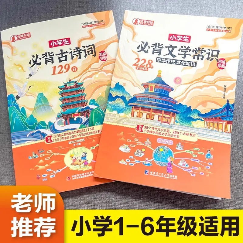 Elementary School Students Must Memorize 129 Ancient Poems and Essential Literary Knowledge in Chinese Language